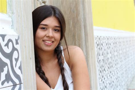 Latina Sexy Image Stock Image Du Latin Visage Sourire 3938347