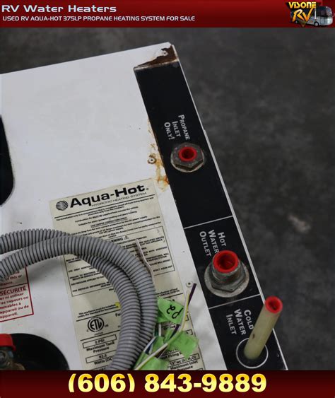 RV Appliances USED RV AQUA HOT LP PROPANE HEATING SYSTEM FOR SALE RV Water Heaters AHE