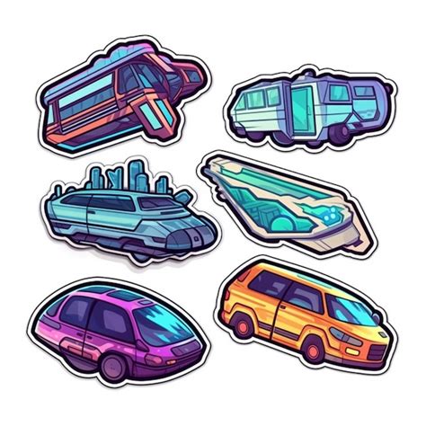 Стикеры машины Изображения – скачать бесплатно на Freepik