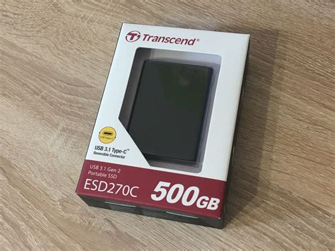 Купить Внешний SSD диск TRANSCEND ESD270C 500Гб USB 3.1 Gen 2, Type C ...