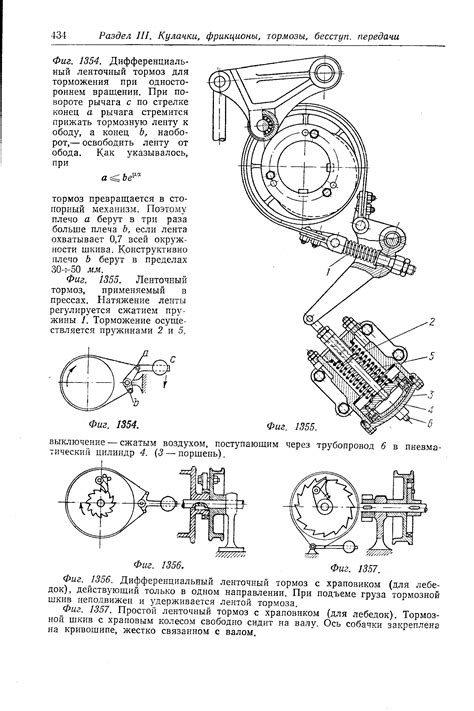 Ленточные тормоза с храповиками - Энциклопедия по машиностроению XXL