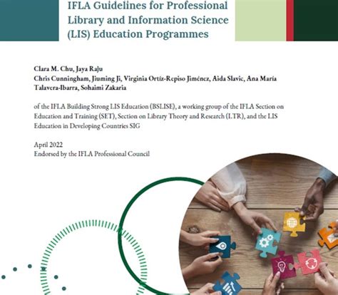 Information Literacy Weblog: IFLA Guidelines for professional library