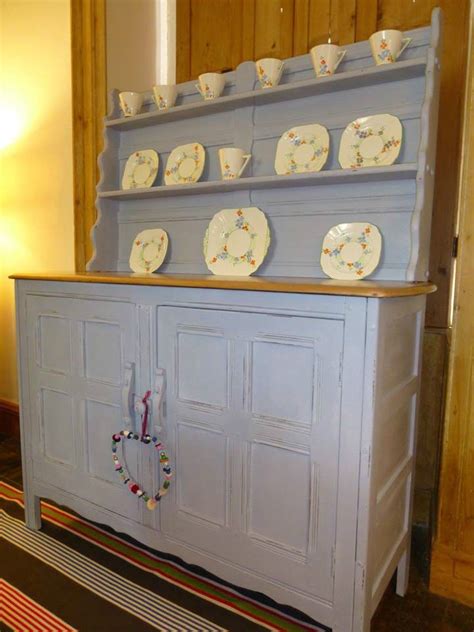 Vintage Ercol Sideboard Dresser With Plate Rack Shabby Chic Annie Sloan