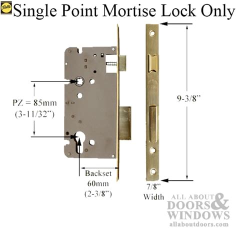 Pella Single Point Mortise Lock 6085 Replacement