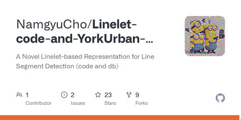 GitHub NamgyuCho Linelet Code And YorkUrban LineSegment DB A Novel