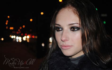 Tutorial Black Glossy Eyes And Nude Lips Makeup All