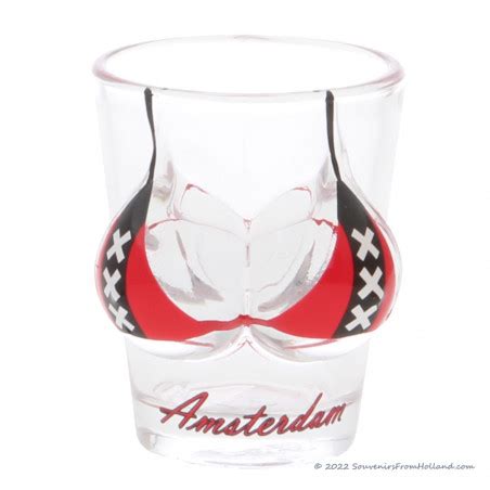 XXX Amsterdam Bikini Shotglass Shooter Shooters Shotglasses Souvenirs From Holland