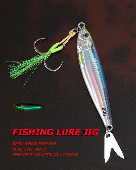 Tolure 2024 ใหม Jigging Lures 40g 60g 80g Long Casting Fishing Jig