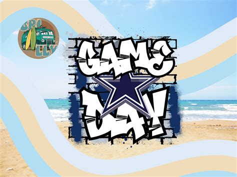 Dallas Graffiti Football File Cowboys Digital PNG - Etsy