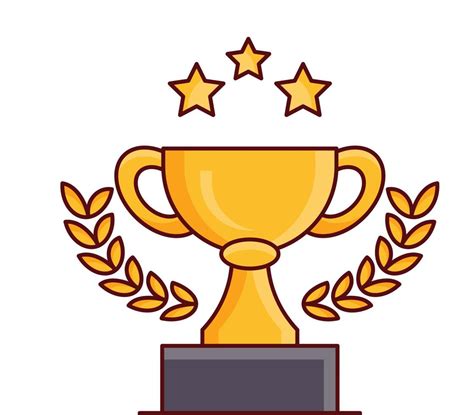 Trophy Vector Illustration On A Backgroundpremium Quality Symbols