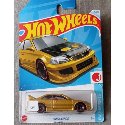 Jual Hot Wheels Honda Civic Si HW J Imports Gold Shopee Indonesia