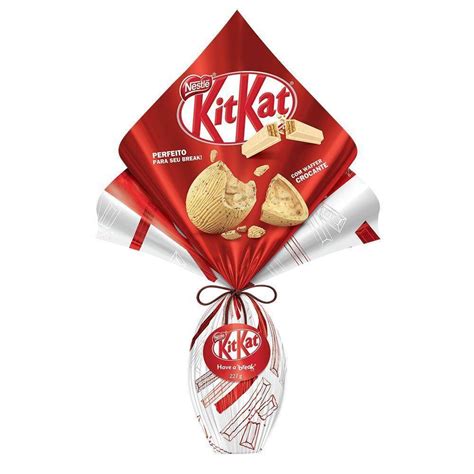 Ovo De P Scoa Chocolate Branco Kit Kat Gr Nestle Em Promo O Na