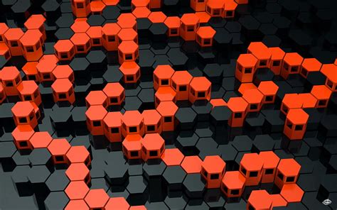 Structure 3D Relief Hexagons Geometric Hexagonals HD Wallpaper