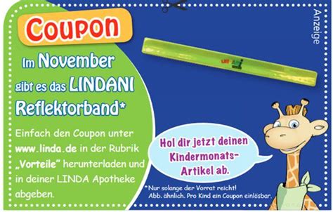 Linda Apotheken LINDANI Reflektorband für Kinder GRATIS