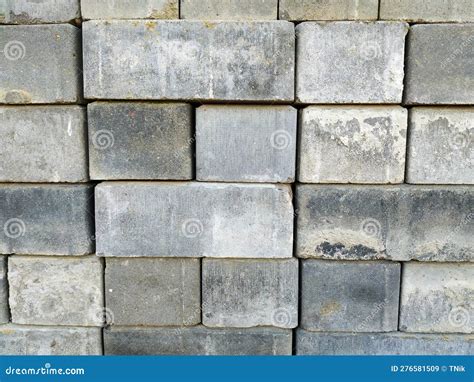 The Bricks Are Stacked On Wooden Pallets And Prepared For Sale Clay