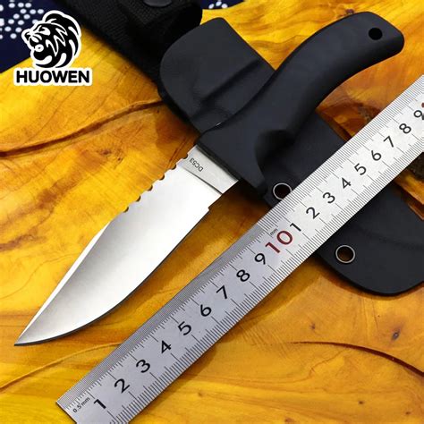 Тактический нож HUOWEN Mad dog, ножи для выживания на открытом воздухе ...