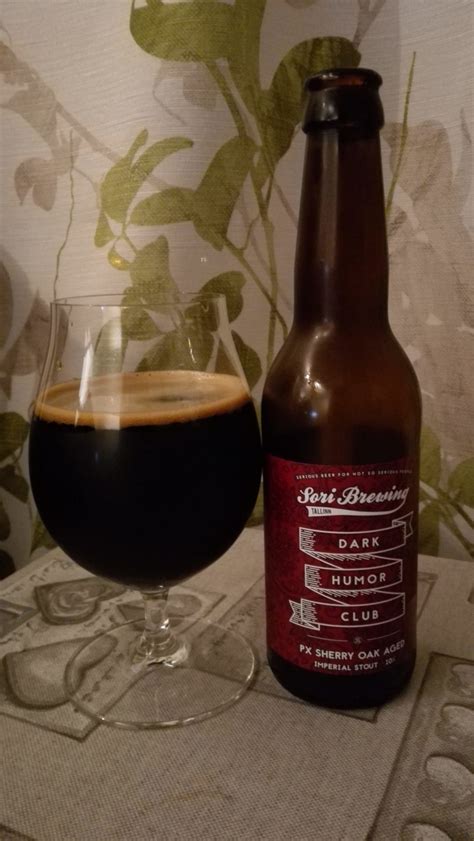 Sori Brewing Dark Humor Club Px Sherry Olutsivu