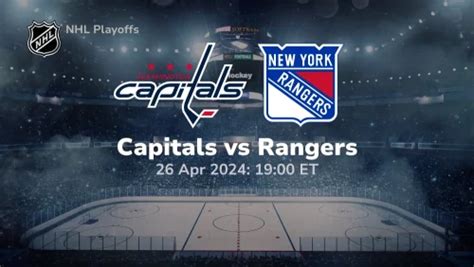 Washington Capitals Vs New York Rangers Prediction