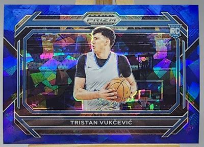 Tristan Vukcevic Panini Prizm Draft Picks Blue Ice Rookie