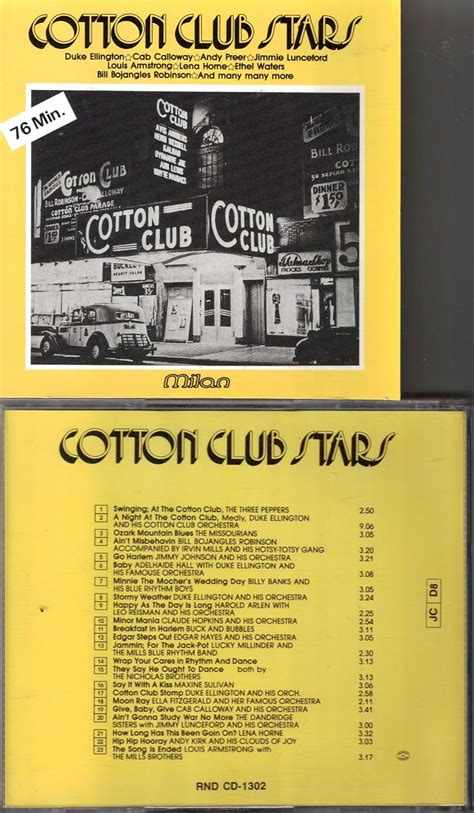 Various Artists - Cotton Club Stars - Amazon.com Music