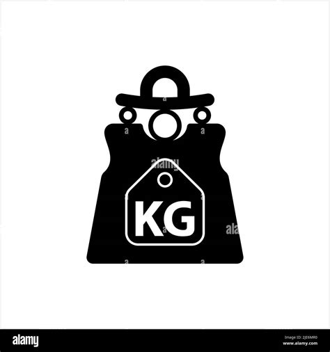 Weight Icon Weight Kilogram Icon Vector Art Illustration Stock Vector