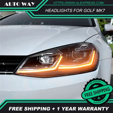 Car Styling Head Lamp For VW Golf7 Headlights Golf 7 MK7 MK7 5 2013