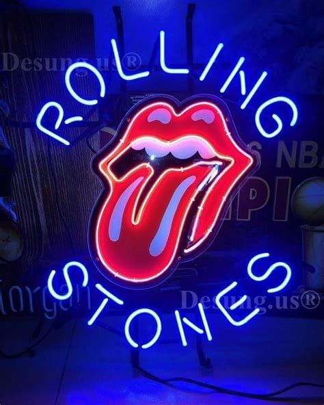 Rolling Stones Music Rolling Stones Logo Neon Light Signs Neon Signs