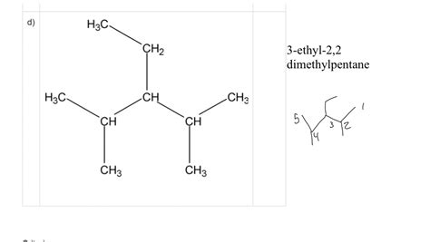 Solved Ethyl Dimethylpentane Chegg