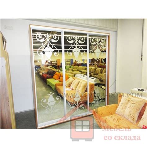 Шкаф-купе 2200х600х2400 СТАНДАРТ - 3 фасада
