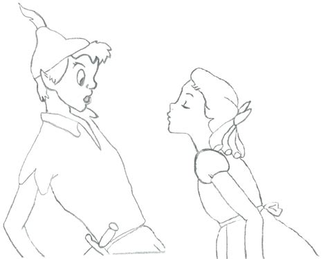 Peter Pan And Wendy Drawing At Getdrawings Free Download