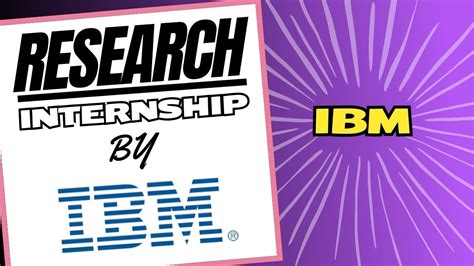 Research Internship By Ibm Any One Can Apply Freshers Limited