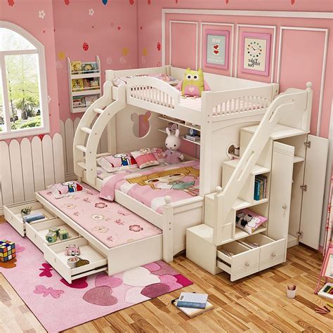 Двухъярусные детские кровати | Girl bedroom designs, Kids bedroom decor ...