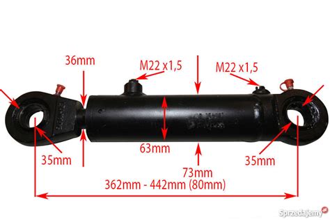 Si Ownik Hydrauliczny Cylinder X Skok Dwustronny Solec
