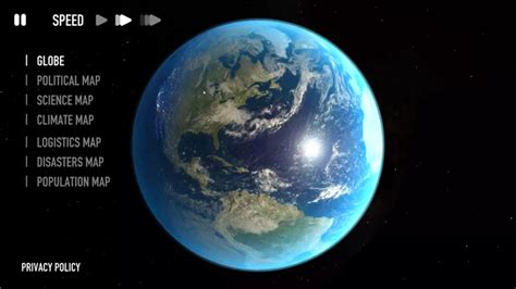 Globe Planet 3D - Earth Map by Anna Vilmas