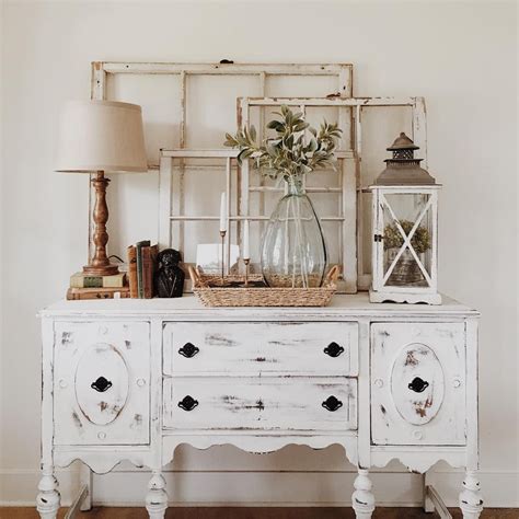 Farmhouse dresser top decor | Up Forever