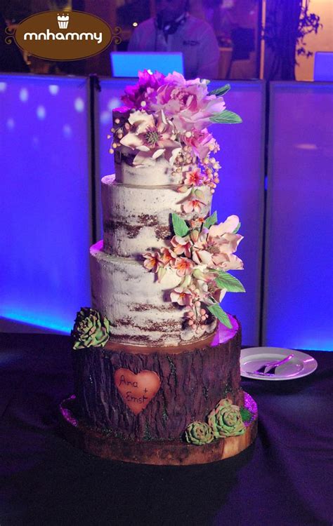 Rustic Semi Naked Cake Decorated Cake By Mnhammy By CakesDecor