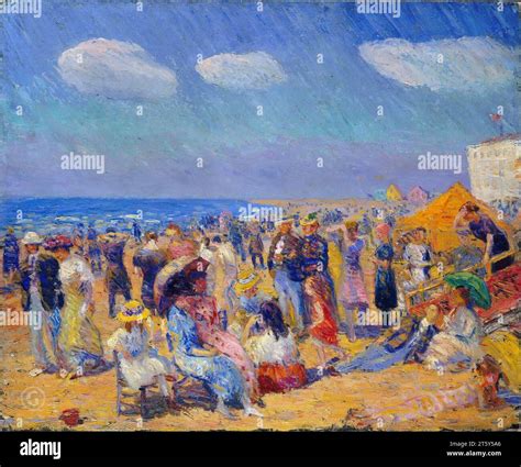 William Glackens Crowd At The Seashore William Glackens American