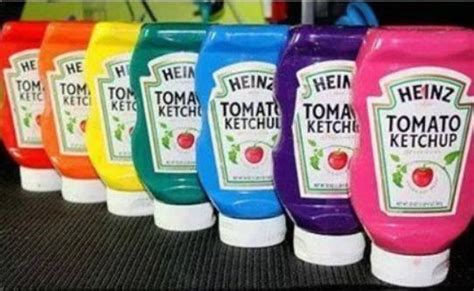 There Are Many Different Types Of Ketchup Bottles