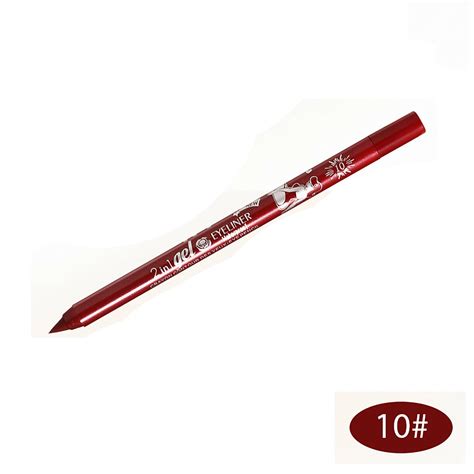 Daqian 10 Colors Of Long Lasting And Sweat Proof Eyeliner And Lip Liner