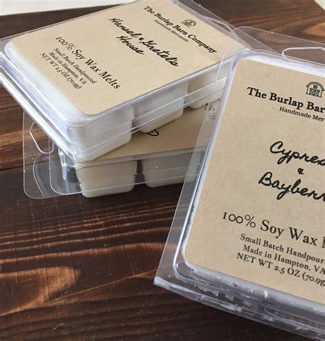 Vegan Soy Wax Melts 100 Soy Melts 25 Oz Clamshells Etsy