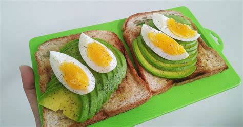 Resep Avocado Egg Toast Oleh Sda Sda Cookpad