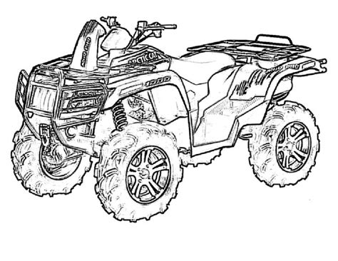 Beautiful Four Wheeler Coloring Pages Educative Printable Teddy