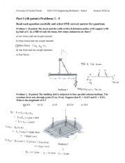 Midterm Solution University Of Central Florida Egn