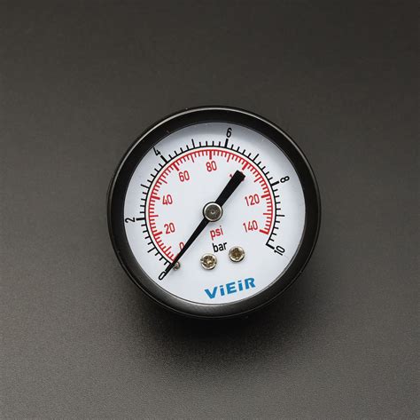 Манометр 10 бар (1 МПа) 50мм 1/4" Vier осевой (аксиальный) класс 2,5 ...