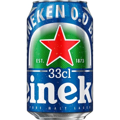 Cerveza Rubia Lager Holandesa Sin Alcohol Lata 33 Cl HEINEKEN 0 0