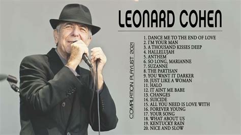 Leonard Cohen Greatest Hits Álbum Completo Melhores Faixas De Leonard