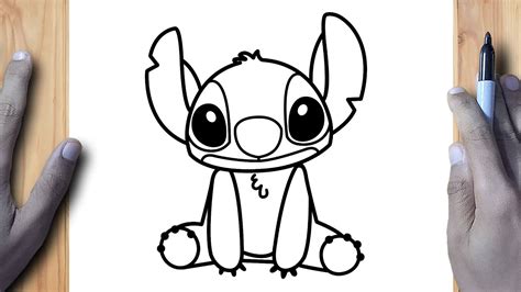 Como Dibujar A Stitch Paso A Paso Dibujos Faciles Kawaii Como Dibujar A