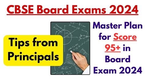 Cbse Board Exams 2024 Master Plan For Score 95 In Boards 2024 Tips From Principals Bharat News