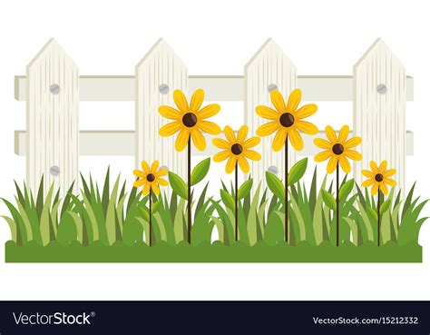 Plant Flower Garden Royalty Free Vector Image Vectorstock