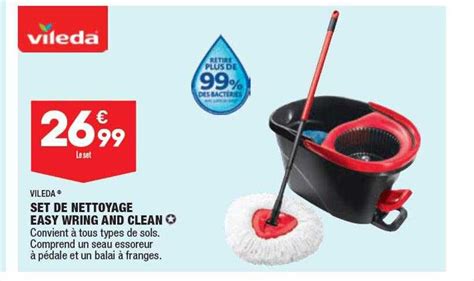 Promo Set De Nettoyage Easy Wring And Clean Vileda Chez Aldi